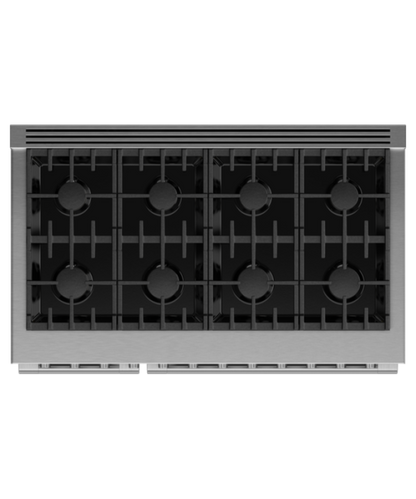 Fisher Paykel Gas Range, 48", 8 Burners Stainless Steel - RGV3488N