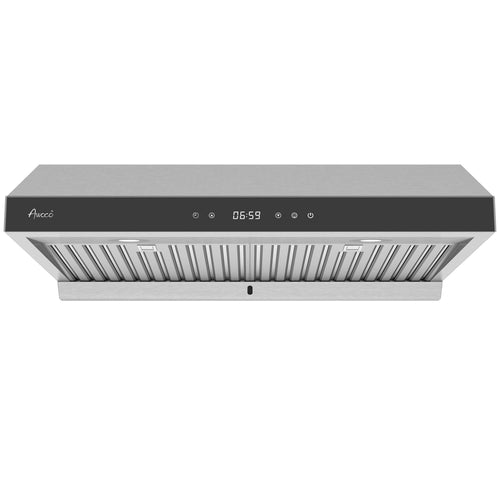 AWOCO  RH-R06-G Under Cabinet Range Hood - Tempered Glass Panel - 900 CFM - RH-R06-G30
