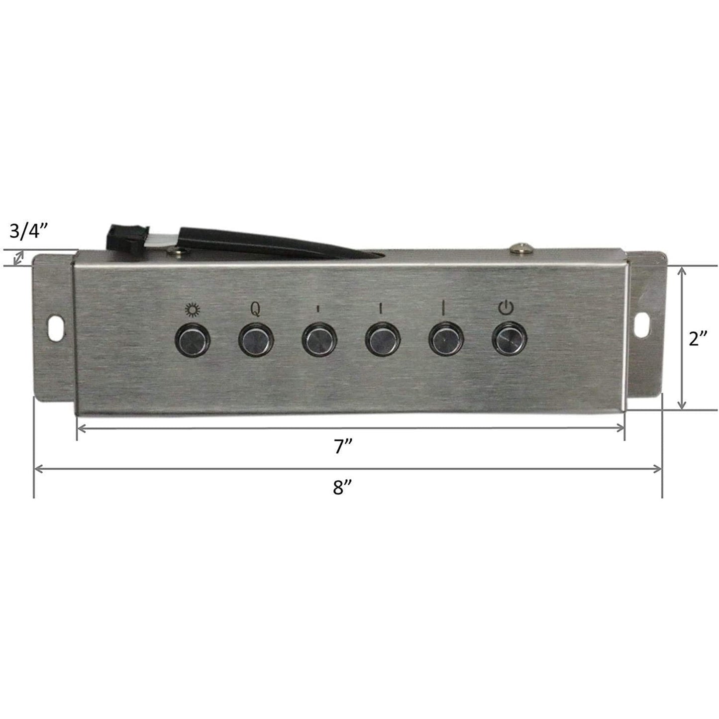 Awoco RH-SP06-BLW 6" Inline Blower Unit for Split Range Hoods, 4 Speeds 6” Round Top Vent, 800CFM - RH-SP06-BLW