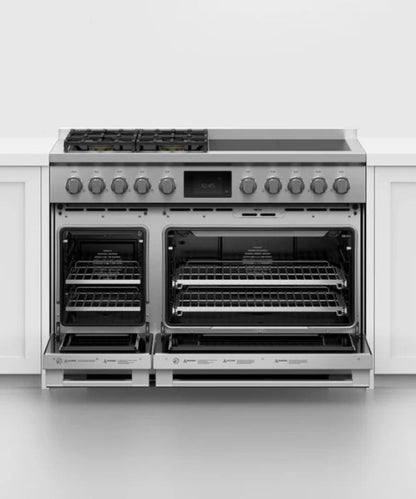 Fisher Paykel Dual Fuel Range, 48", 4 Burners, 4 Induction Zones, Self-cleaning, LPG Other - RHV3484L