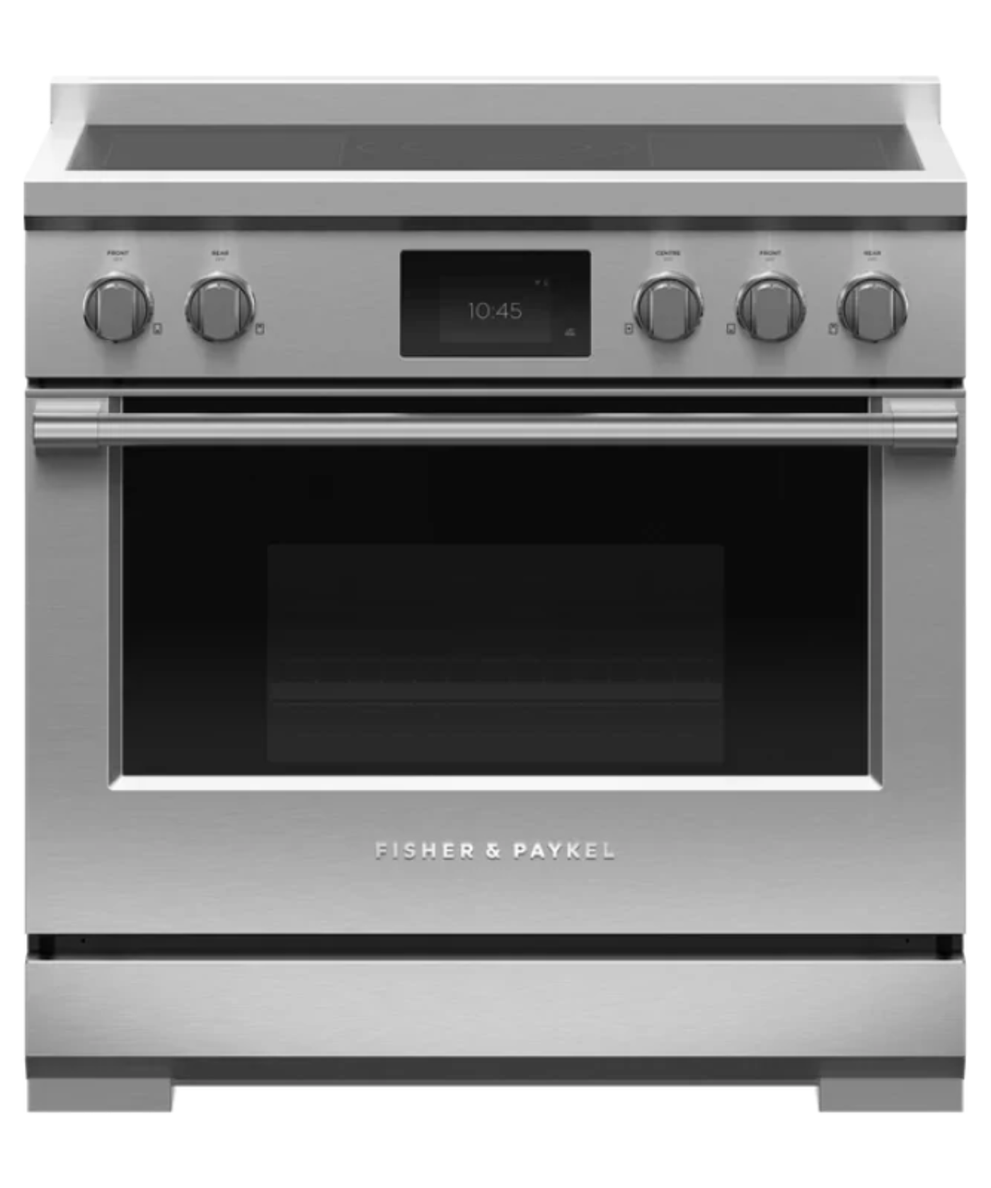 Fisher Paykel 36" Series 9 Professional 5 Zone Induction Self-Cleaning Range, 2 SmartZones Stainless Steel - RIV3365