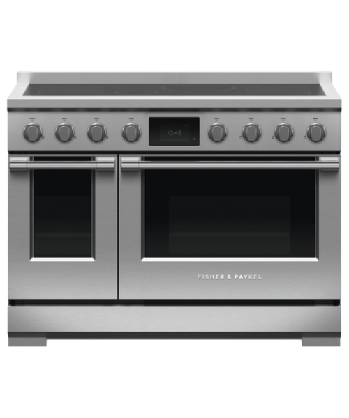 Fisher Paykel 48" Series 11 Professional 6 Zone Induction Self-Cleaning Range, 2 SmartZones Stainless Steel - RIV3486