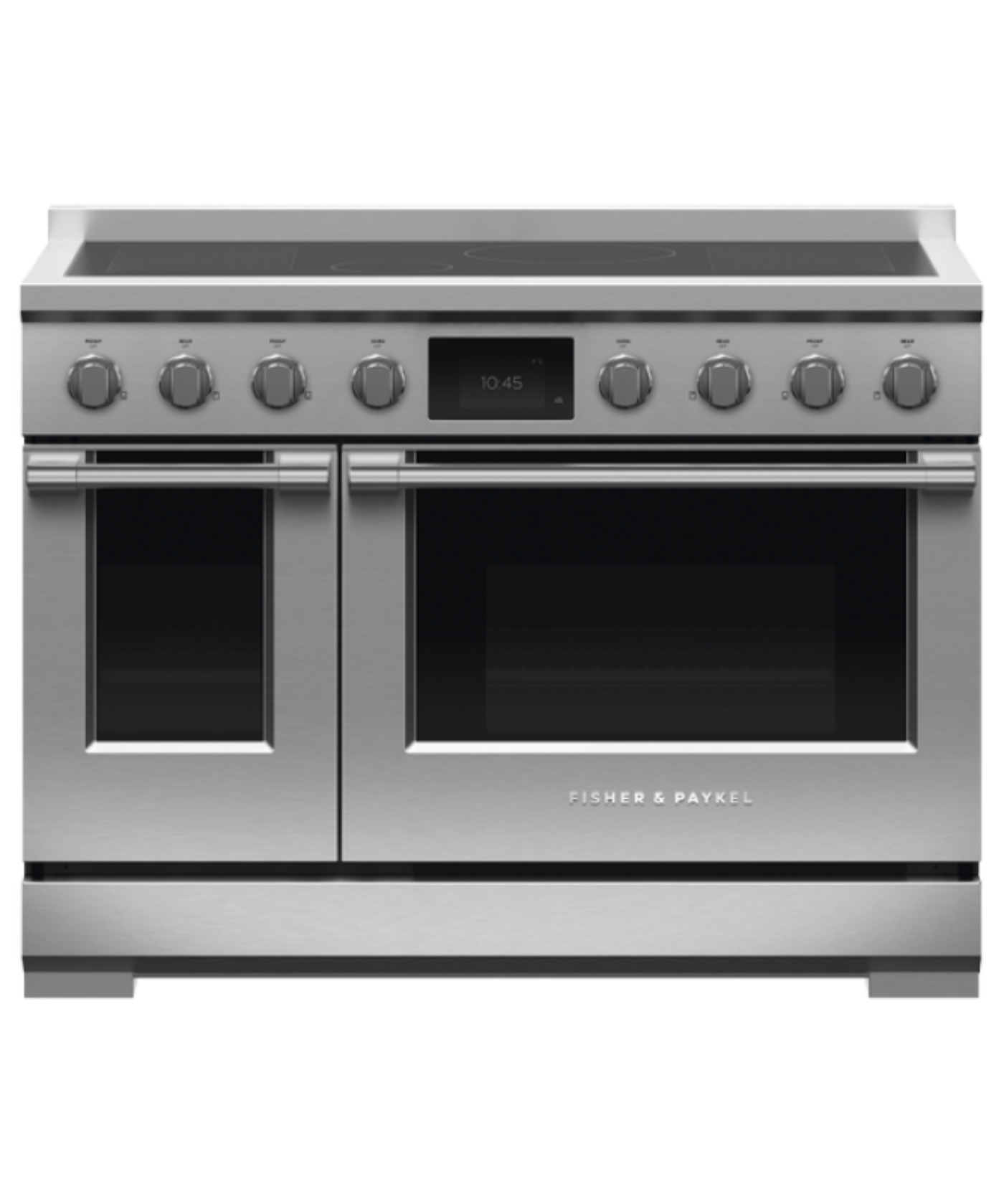 Fisher Paykel 48" Series 11 Professional 6 Zone Induction Self-Cleaning Range, 2 SmartZones Stainless Steel - RIV3486
