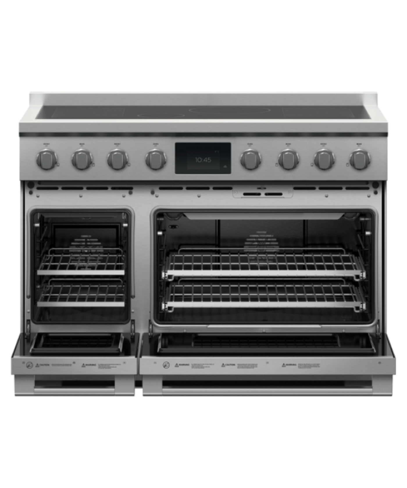 Fisher Paykel 48" Series 11 Professional 6 Zone Induction Self-Cleaning Range, 2 SmartZones Stainless Steel - RIV3486