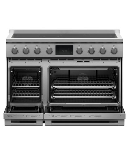 Fisher Paykel 48" Series 11 Professional 6 Zone Induction Self-Cleaning Range, 2 SmartZones Stainless Steel - RIV3486