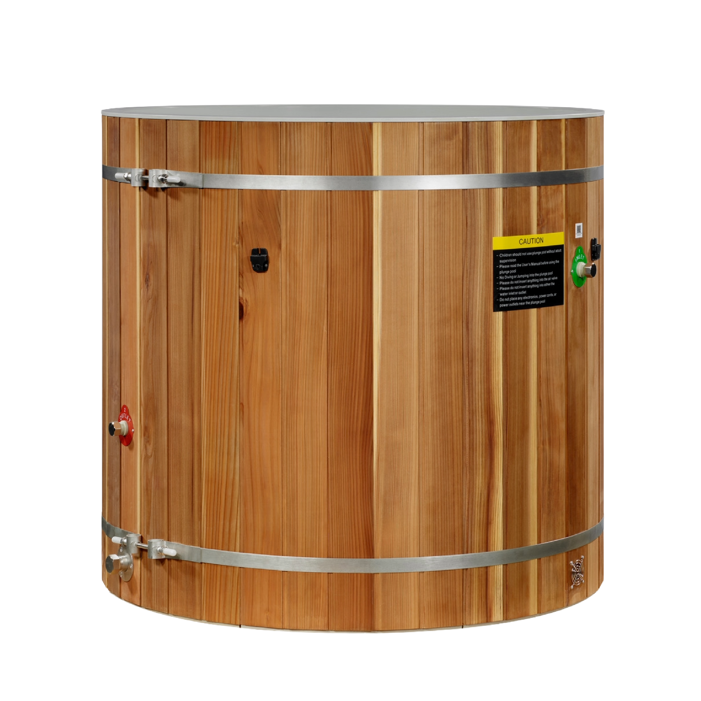 Golden Designs Cold Therapy PVC Barrel Cold Plunge - DCT-B-042-PLPC-34