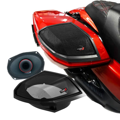 Cerwin-Vega 2024+ Harley Davidson Cut-In Lid Kit with PH694 (4Ω) Speakers - RPMPH694LK24