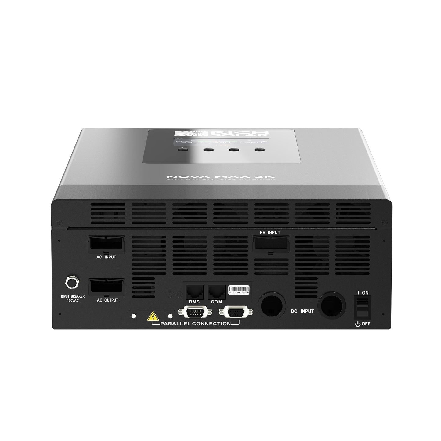 Rich Solar MAX 3K 2026 | 24V 3000W Off-Grid Hybrid Inverter | Pure Sine Wave Power for RVs, Campers, Vans, Trailers, Boats & Off-Grid Systems - RS-H3024X