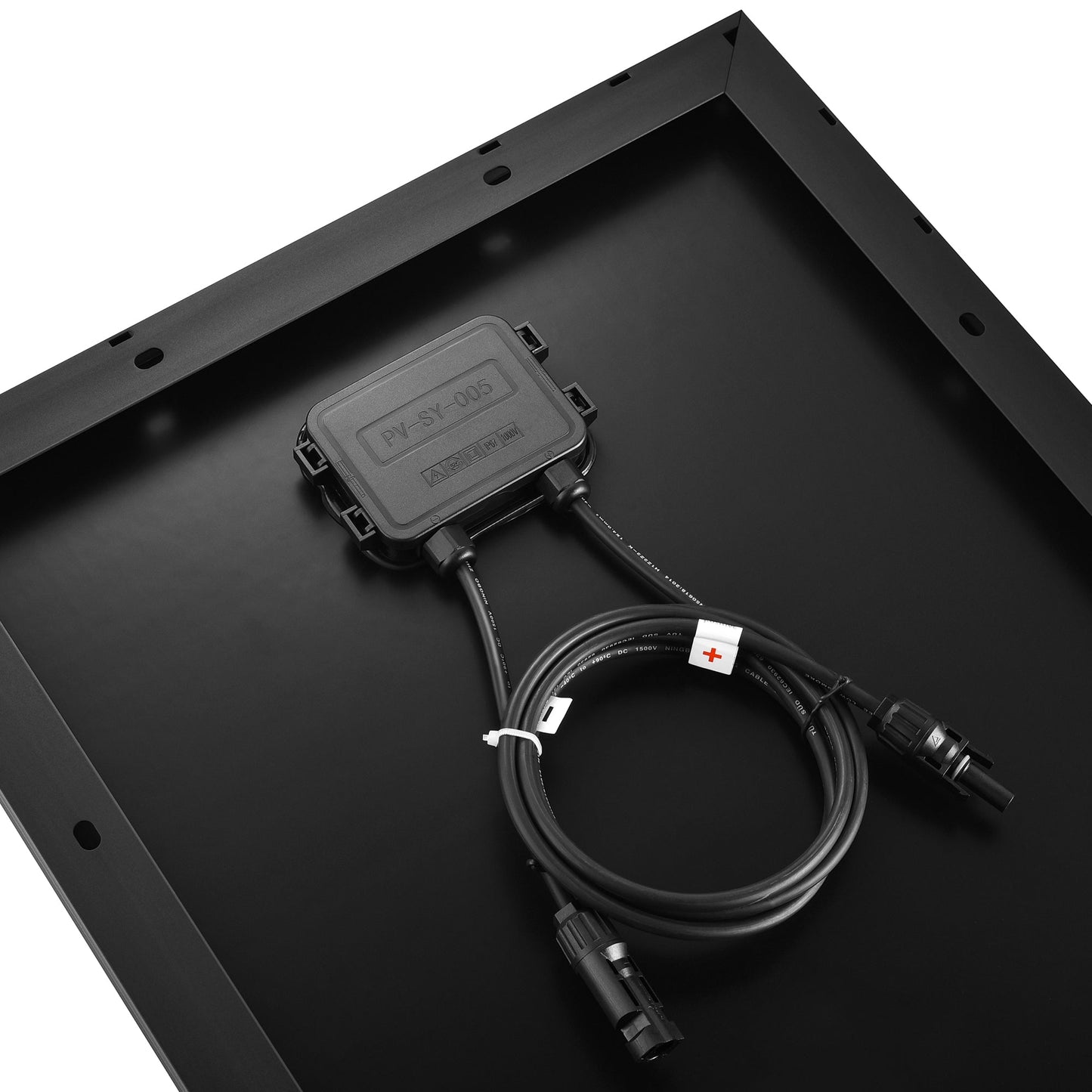 Rich Solar 130 SLIM ONYX | 130 Watt Slim Solar Panel | Compact 12V Narrow Panel for Vans, Campers, Boats   - RS-M130SLB