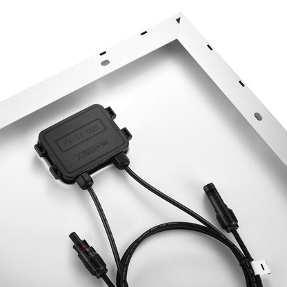 Rich Solar 130 SLIM | 130 Watt Slim Solar Panel | Compact 12V Narrow Panel for Vans, Campers, Boats  - RS-M130SL