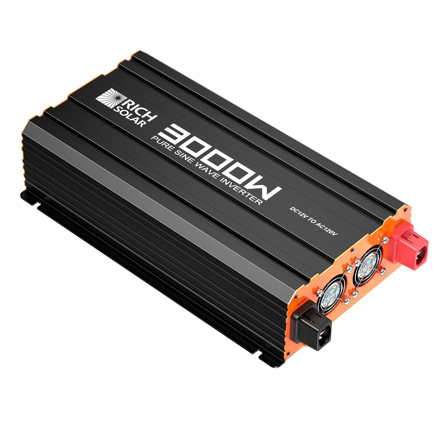 Rich Solar PURE 3K | 3000 Watt (3kW) 12 Volt Industrial Pure Sine Wave Inverter | Powerful 3000W 12V Off-Grid Inverter for RVs, Trailers, Campers, Vans, Trucks, Overlanders, Boats - RS-V3P12