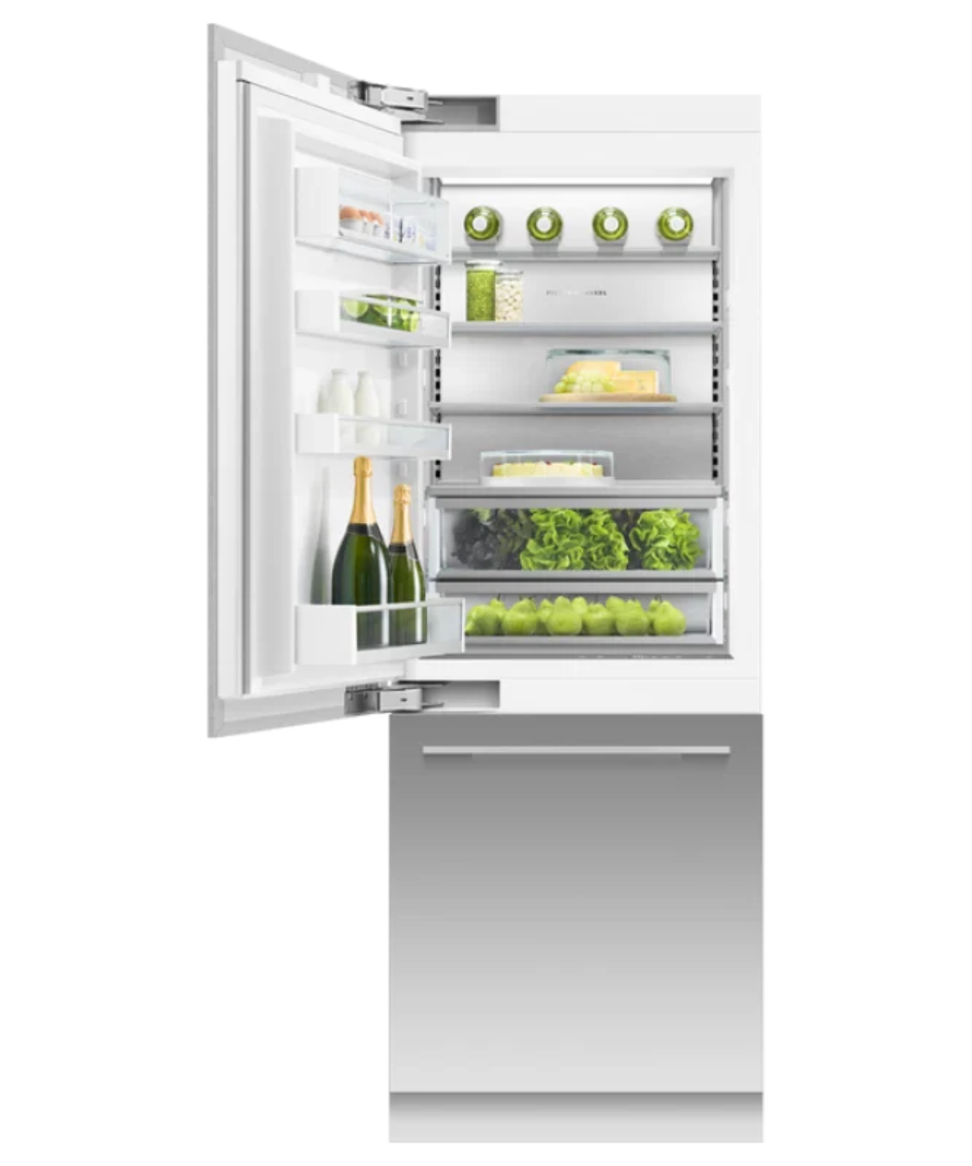 Fisher Paykel Integrated Refrigerator Freezer, 30", Ice & Water Other - RS3084WLUK1