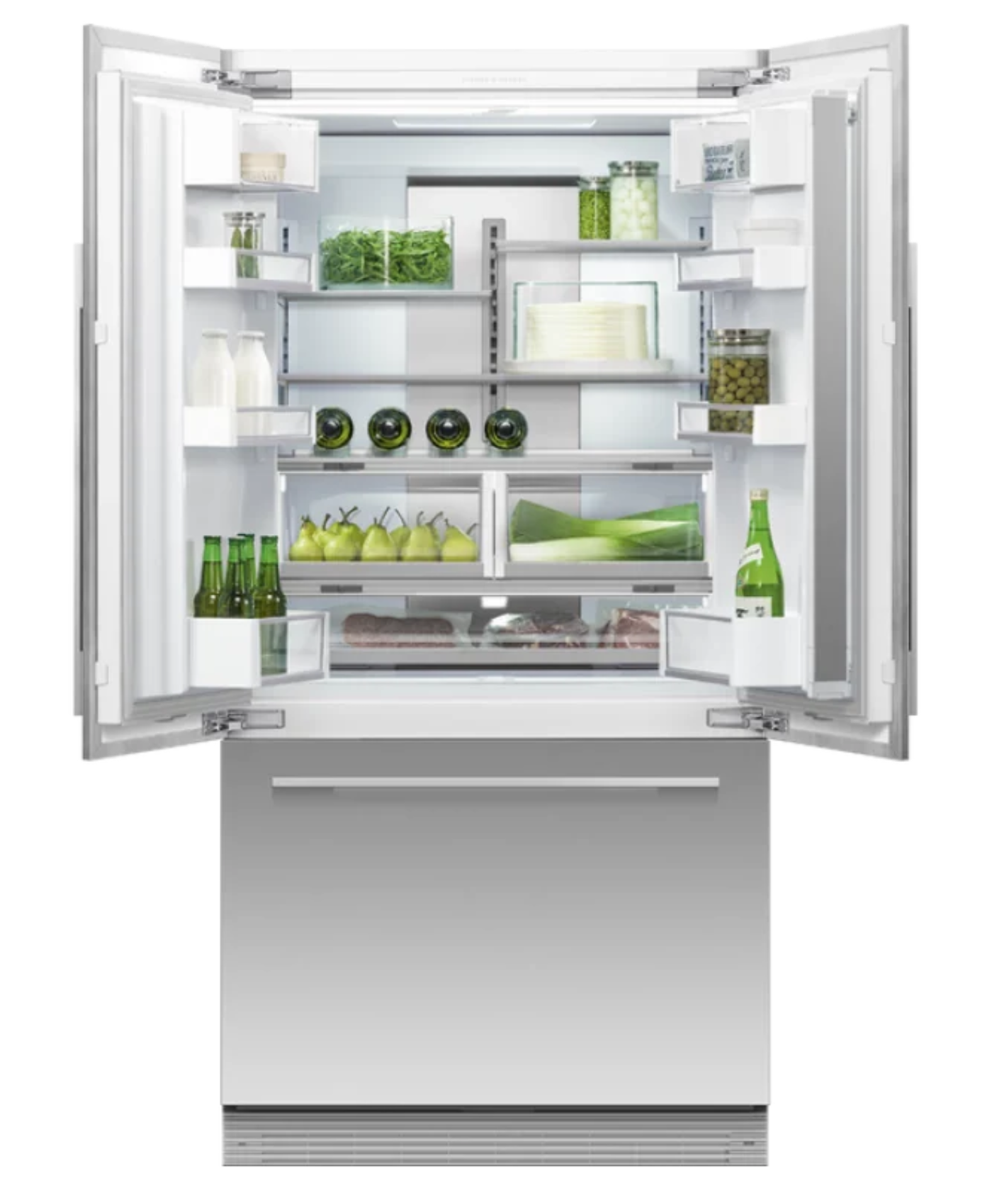 Fisher Paykel 36" Series 7 Integrated French Door Freezer, Ice & Water Stainless Steel - RS36A72U1N
