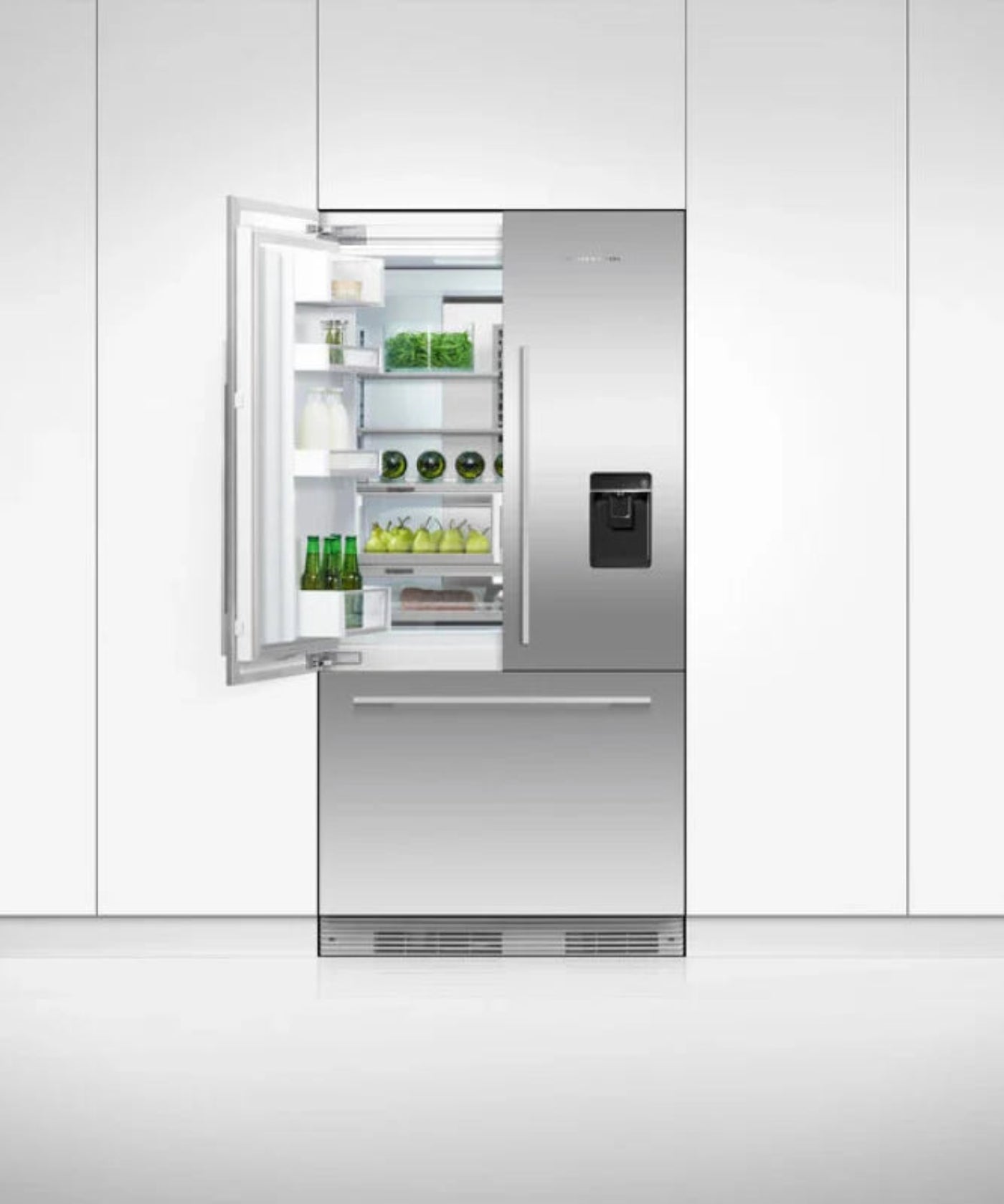 Fisher Paykel 36" Series 7 Integrated French Door Freezer, Ice & Water Stainless Steel - RS36A72U1N