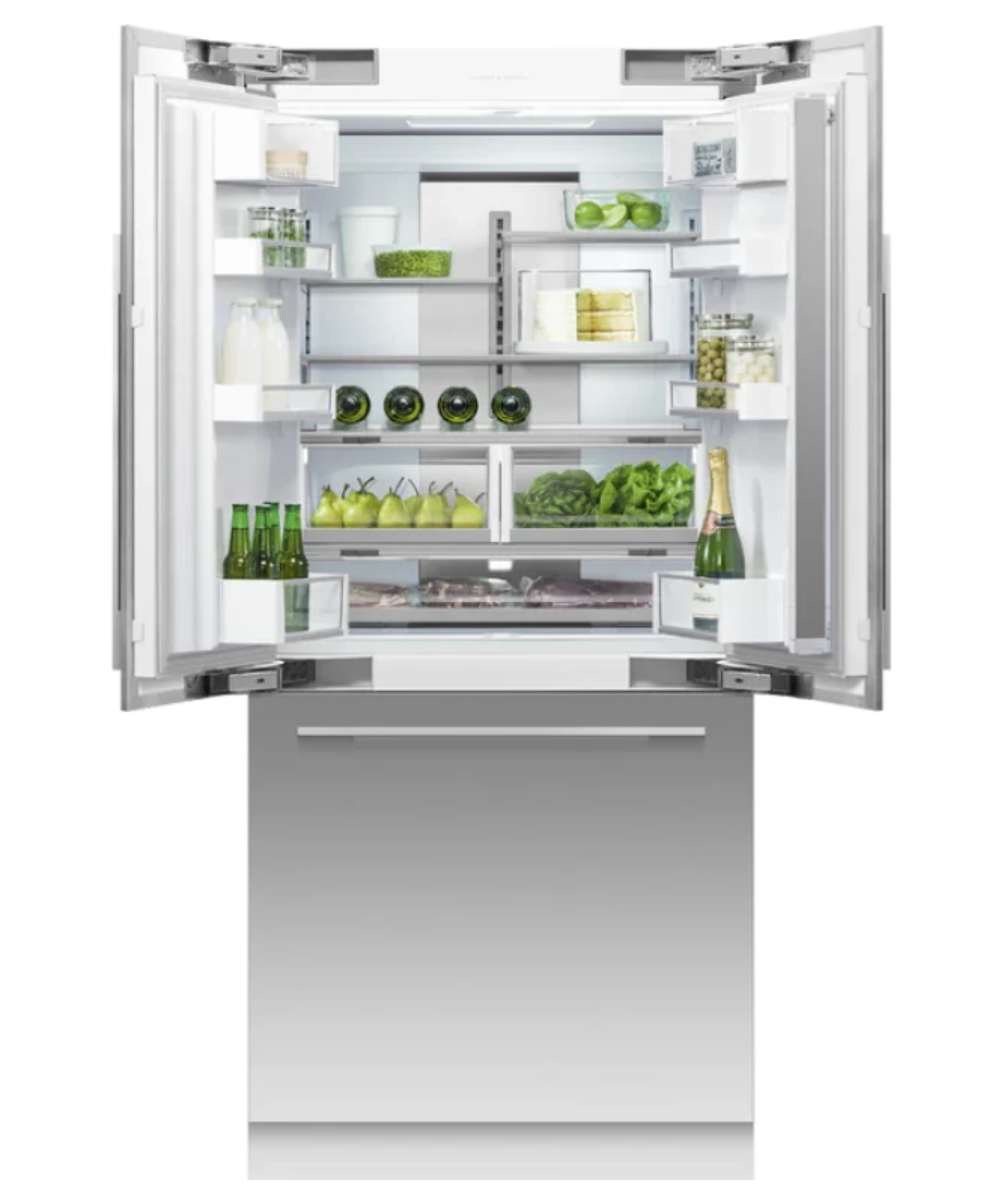 Fisher Paykel  36" Series 7 Integrated French Door Refrigerator Freezer, Ice & Water Stainless Steel - RS36A80U1N