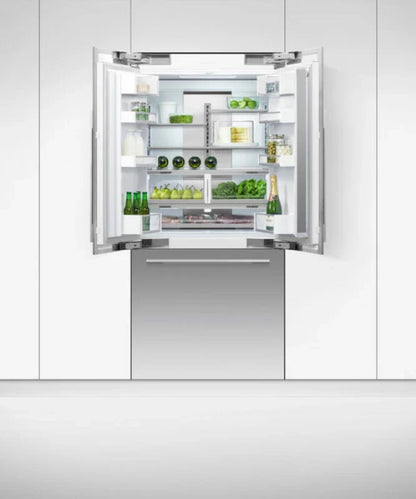 Fisher Paykel  36" Series 7 Integrated French Door Refrigerator Freezer, Ice & Water Stainless Steel - RS36A80U1N