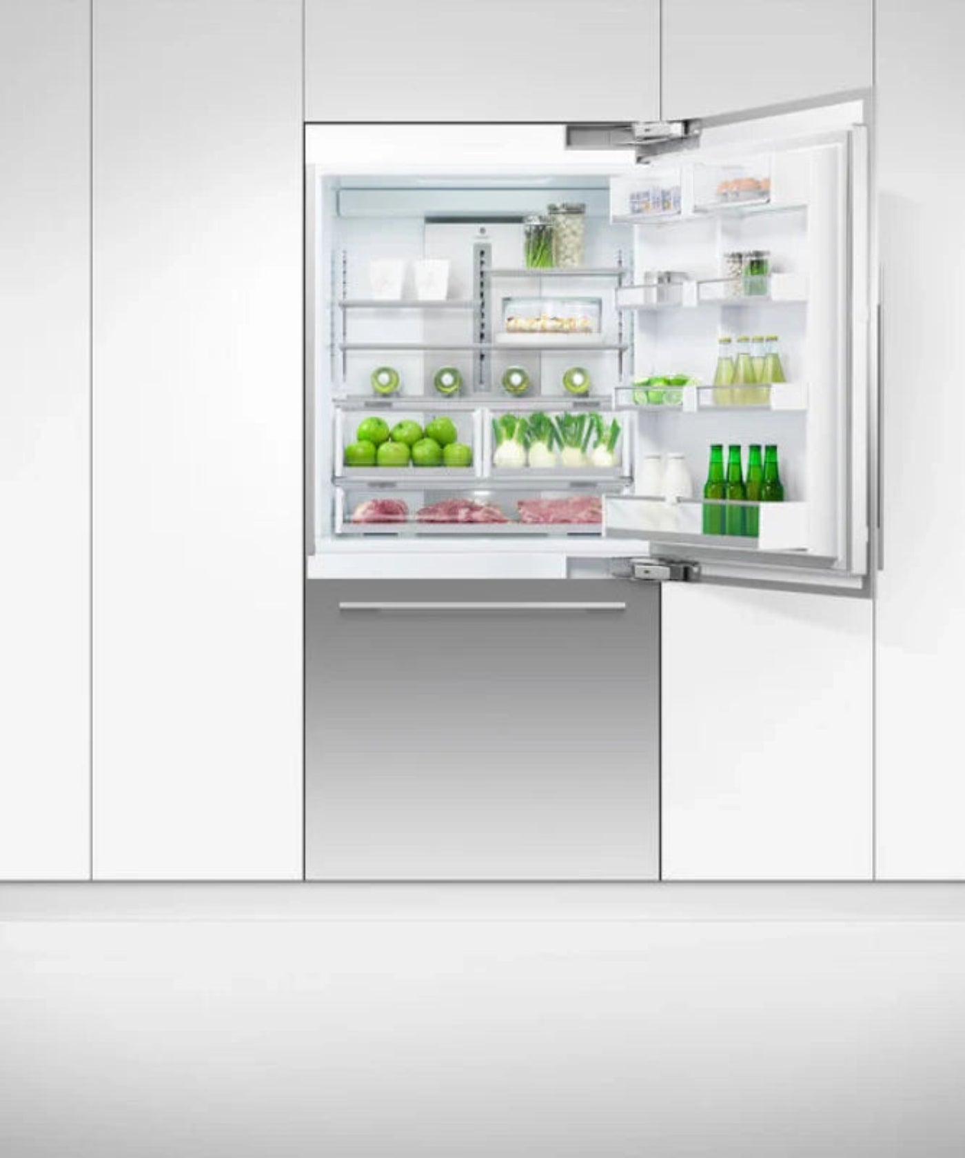 Fisher Paykel 36" Series 7 Integrated Refrigerator Freezer, Ice & Water Stainless Steel - RS36W80RU1N