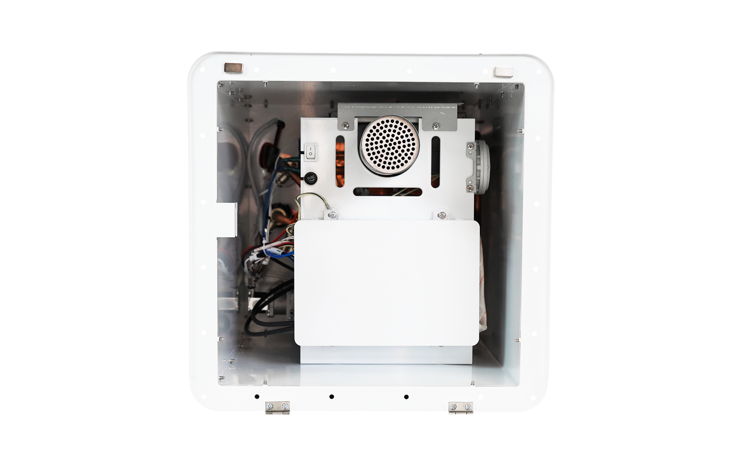 RVMP Flex Temp On-Demand Propane Tankless Water Heater for RVs  | White Color | Anti-Freezing System | Anti-Scald System | Digital Remote | FG-SBMC-11 - 240172