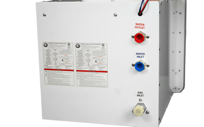 RVMP Flex Temp On-Demand Propane Tankless Water Heater for RVs  | White Color | Anti-Freezing System | Anti-Scald System | Digital Remote | FG-SBMC-11 - 240172