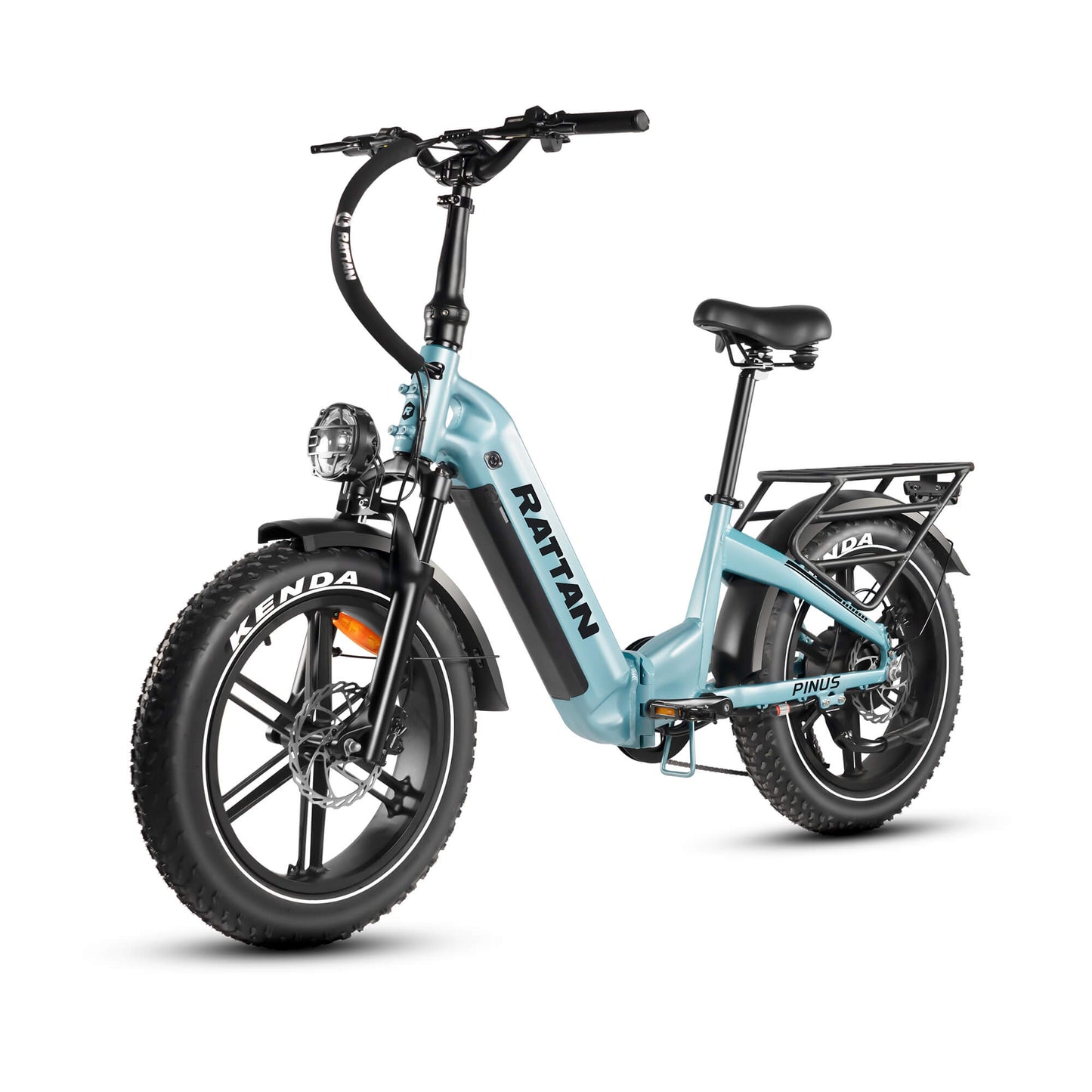 Adam Equipment Rattan Pinus 750W 48V Step Through Fat Tire Electric Bike - RPN-01-Red