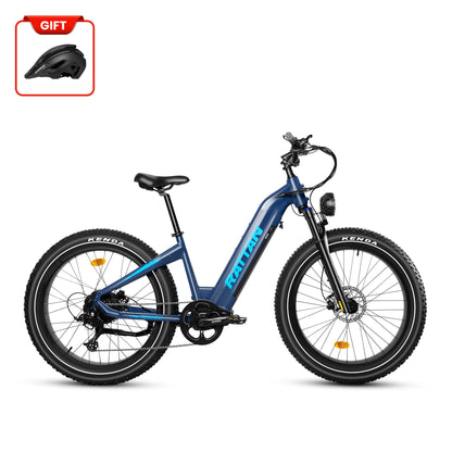 Adam Equipment Rattan Sequoia Fat Tire 750W 48V Electric Bike - RSQ-03
