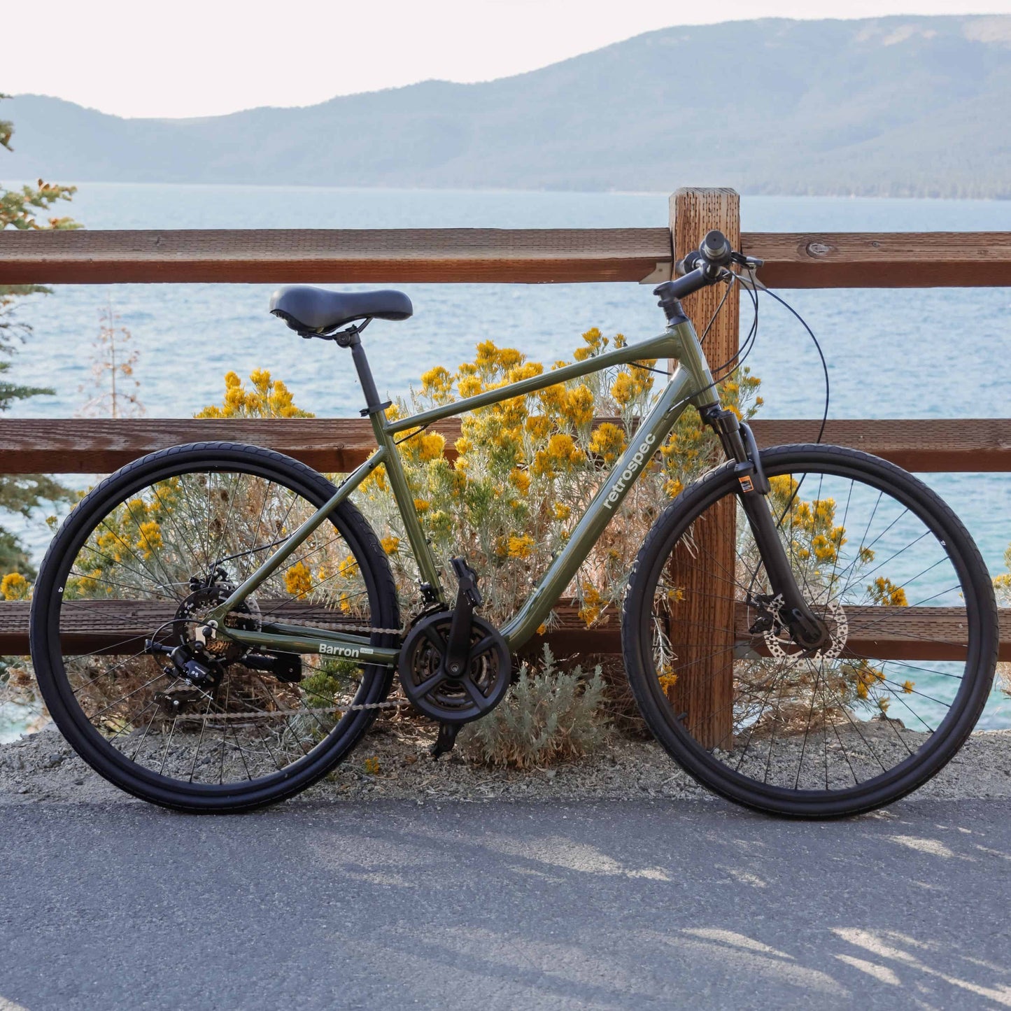 Retrospec Barron Plus Comfort Hybrid Bike - 21 Speed - 6059