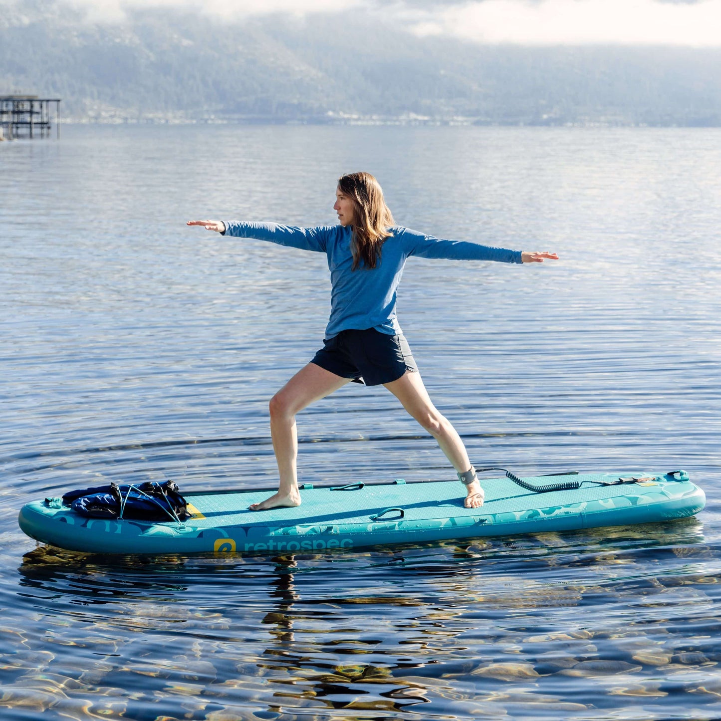 Retrospec Weekender Yogi 10'8" Inflatable Stand Up Paddle Board - 6628