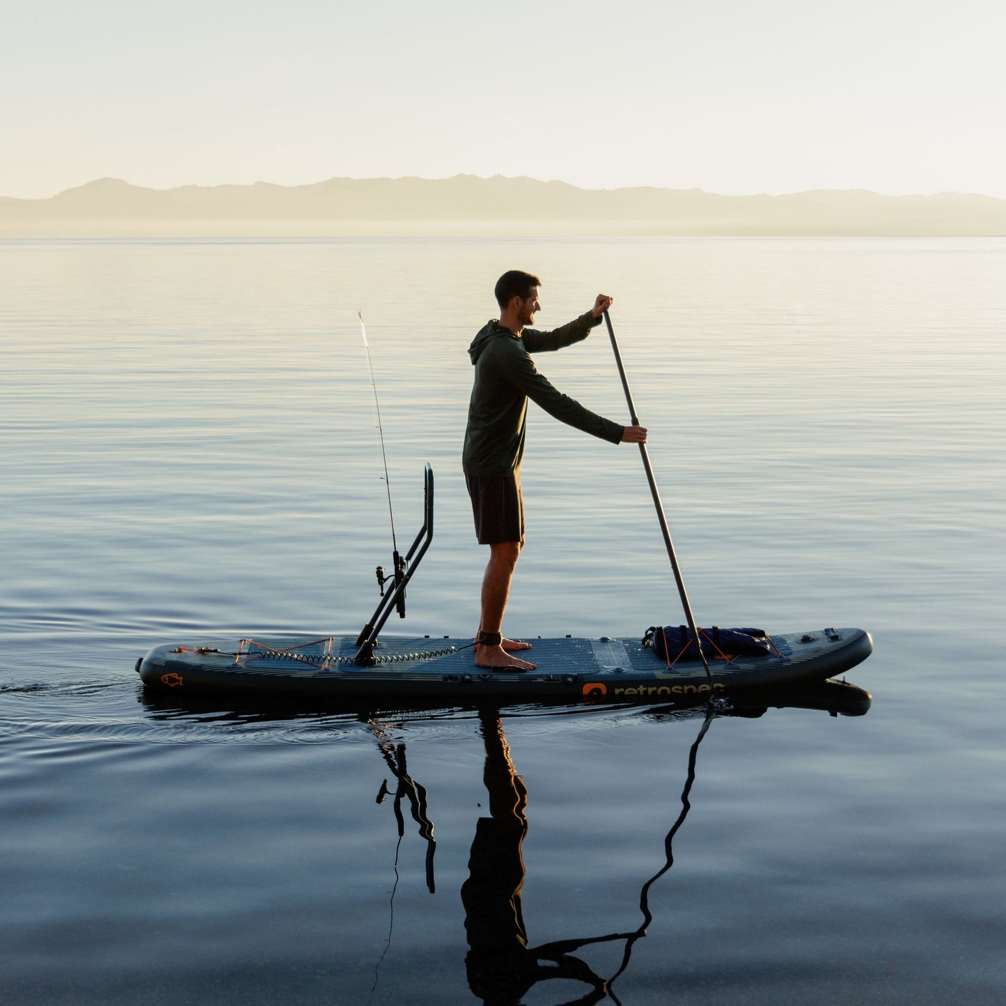 Retrospec June Inflatable Fishing Paddle Board Kayak Hybrid 11’6” - 6632