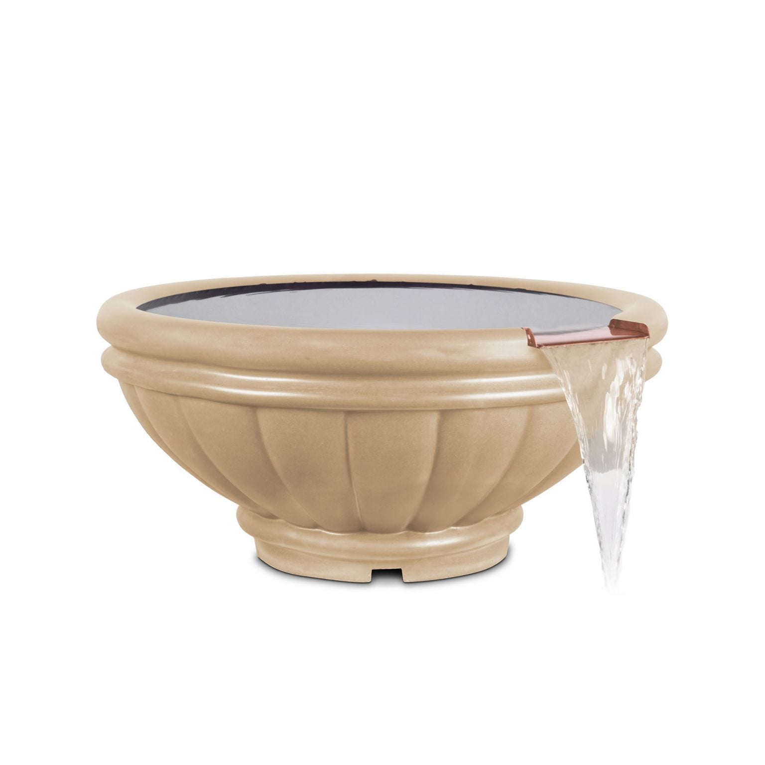 Roma Concrete Water Bowl Vanilla