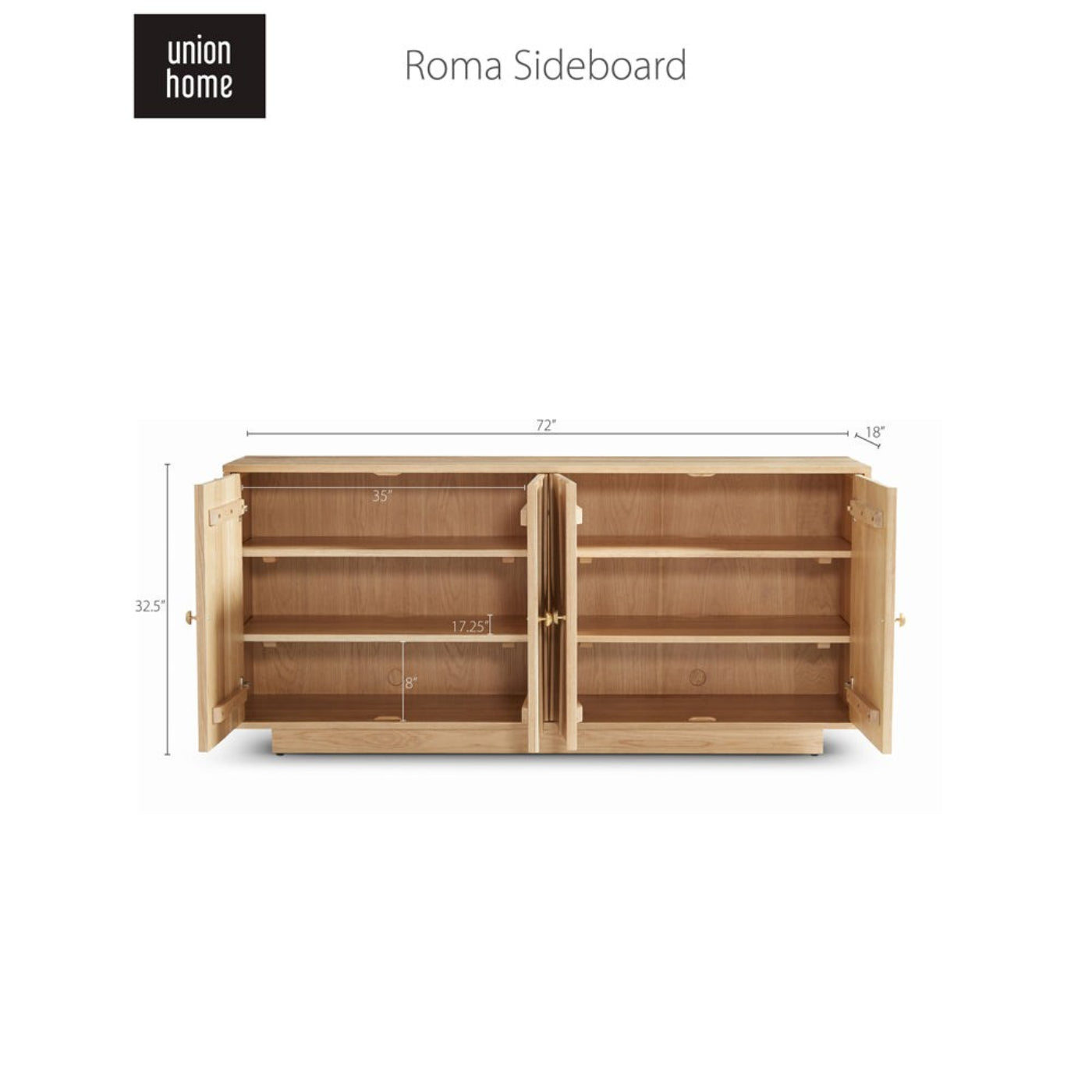 Union Home Roma Sideboard  - LVR00627