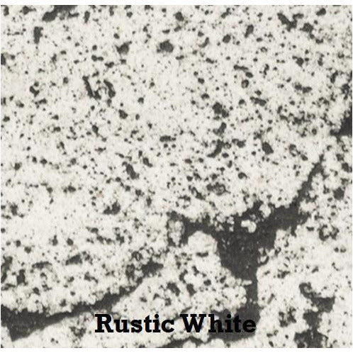 Baston Concrete Fire Pillar Rustic White Swatch