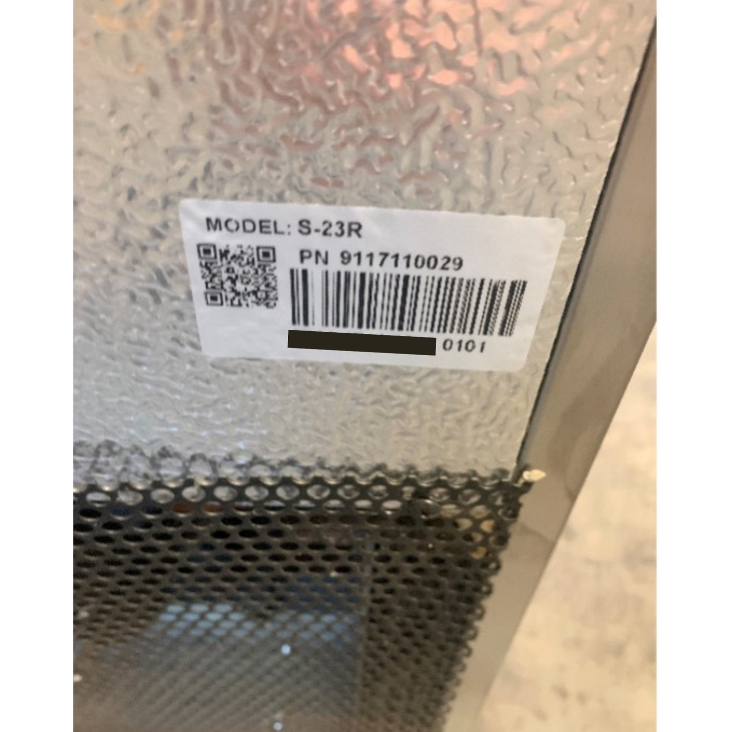 SABA  One Door Commercial Reach-In Stainless Steel Cooler (1B) - S-23R