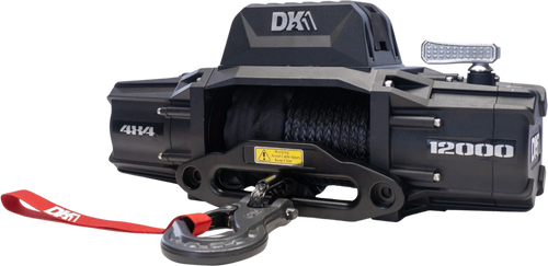 DK2 S12000-SR Electric Winch 12,000 lbs. 4 x 4 with Synthetic Rope New - S12000-SR