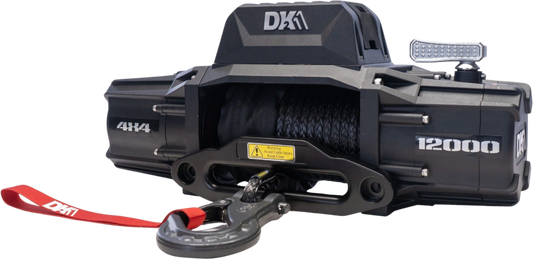 DK2 S12000-SR Electric Winch 12,000 lbs. 4 x 4 with Synthetic Rope New - S12000-SR