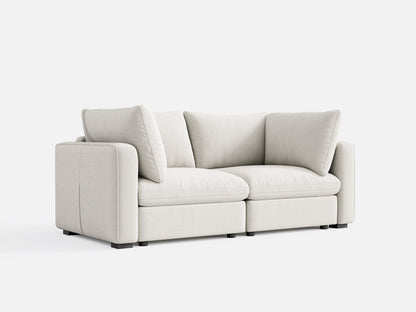 LINSY HOME RUBIK V 2 Seats Couch - S500-01X-2020-US-SPF-Sofa-0