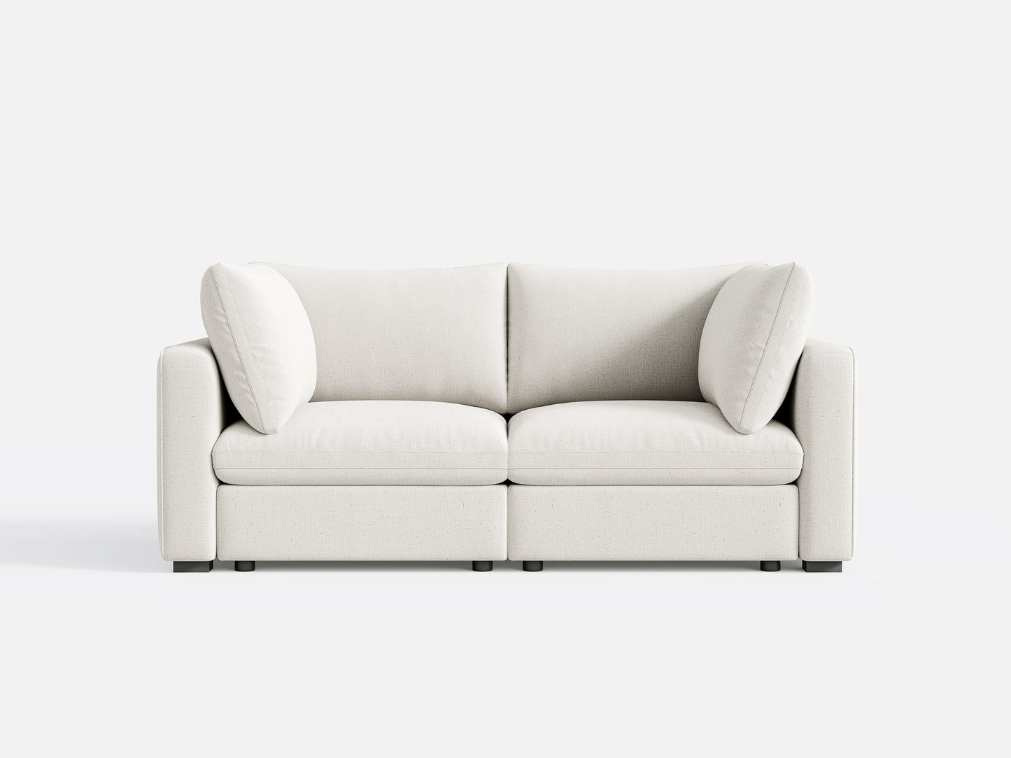 LINSY HOME RUBIK V 2 Seats Couch - S500-01X-2020-US-SPF-Sofa-0