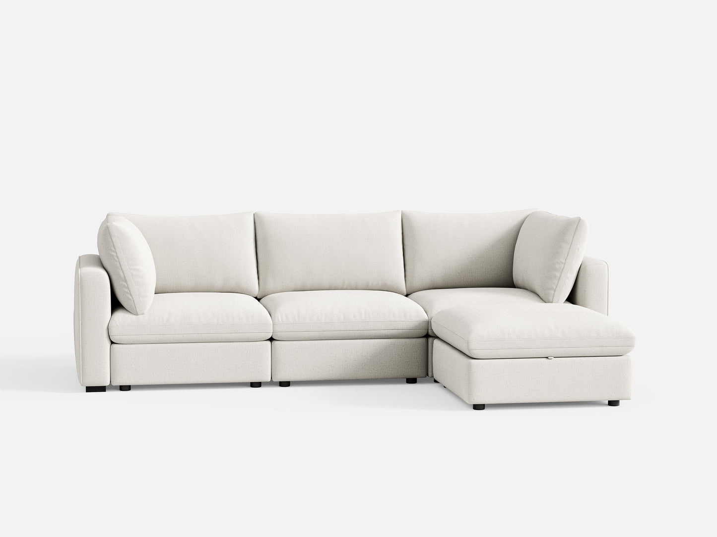 LINSY HOME RUBIK V 3 Seats with Ottoman - S500-01X-3120-1-US-SPF-Sofa-0