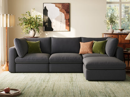 LINSY HOME RUBIK V 3 Seats with Ottoman - S500-01X-3120-1-US-SPF-Sofa-0