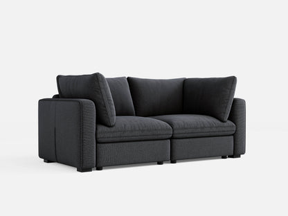 LINSY HOME RUBIK V 2 Seats Couch - S500-01X-2020-US-SPF-Sofa-0