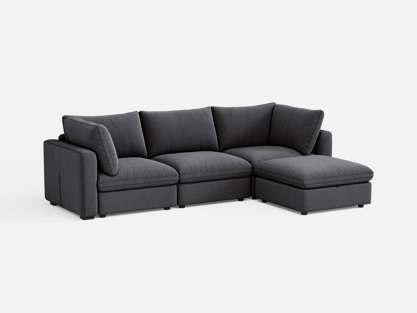 LINSY HOME RUBIK V 3 Seats with Ottoman - S500-01X-3120-1-US-SPF-Sofa-0
