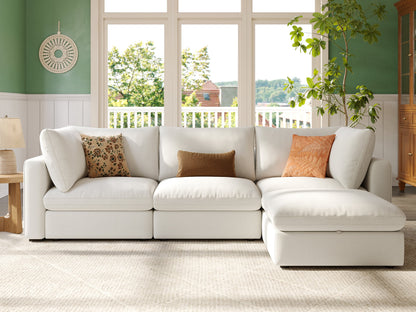 LINSY HOME RUBIK V 3 Seats with Ottoman - S500-01X-3120-1-US-SPF-Sofa-0