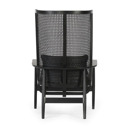 Union Home Wingman Lounge Chair - Black  - LVR00206