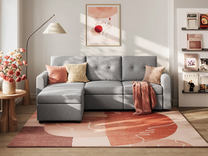 LINSY HOME RUBIK III 3 Seats with Ottoman - US-LH-SPF-Sofa-S800-F11-31-0-00