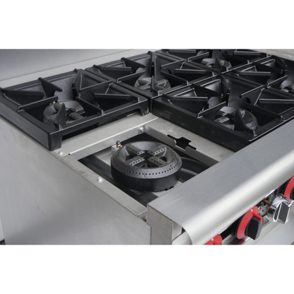 SABA  - Commercial Gas 6 Burner with Oven - GR-36