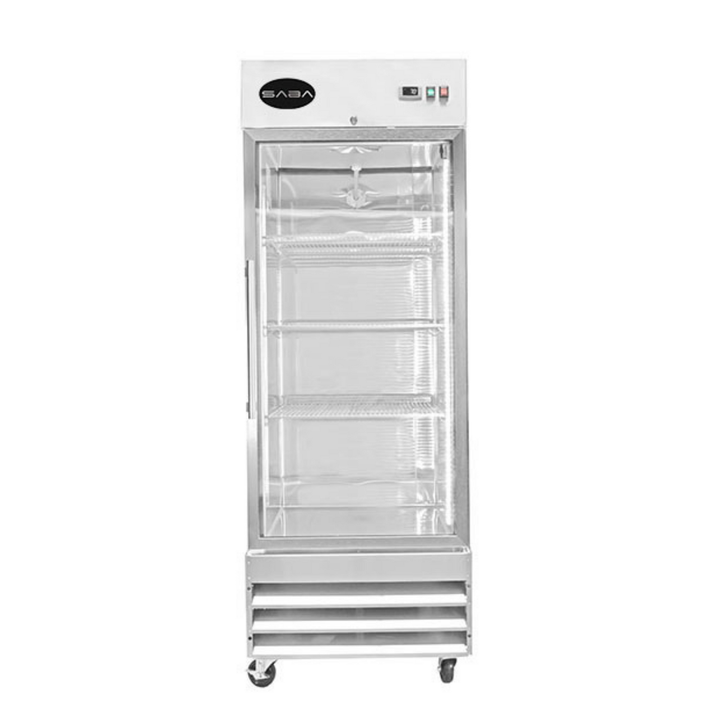SABA- One Glass Door Commercial Reach-In Cooler -  S-23RG