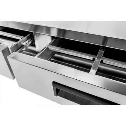 SABA 72" Four Drawer Commercial Chef Base Cooler - SCB-72