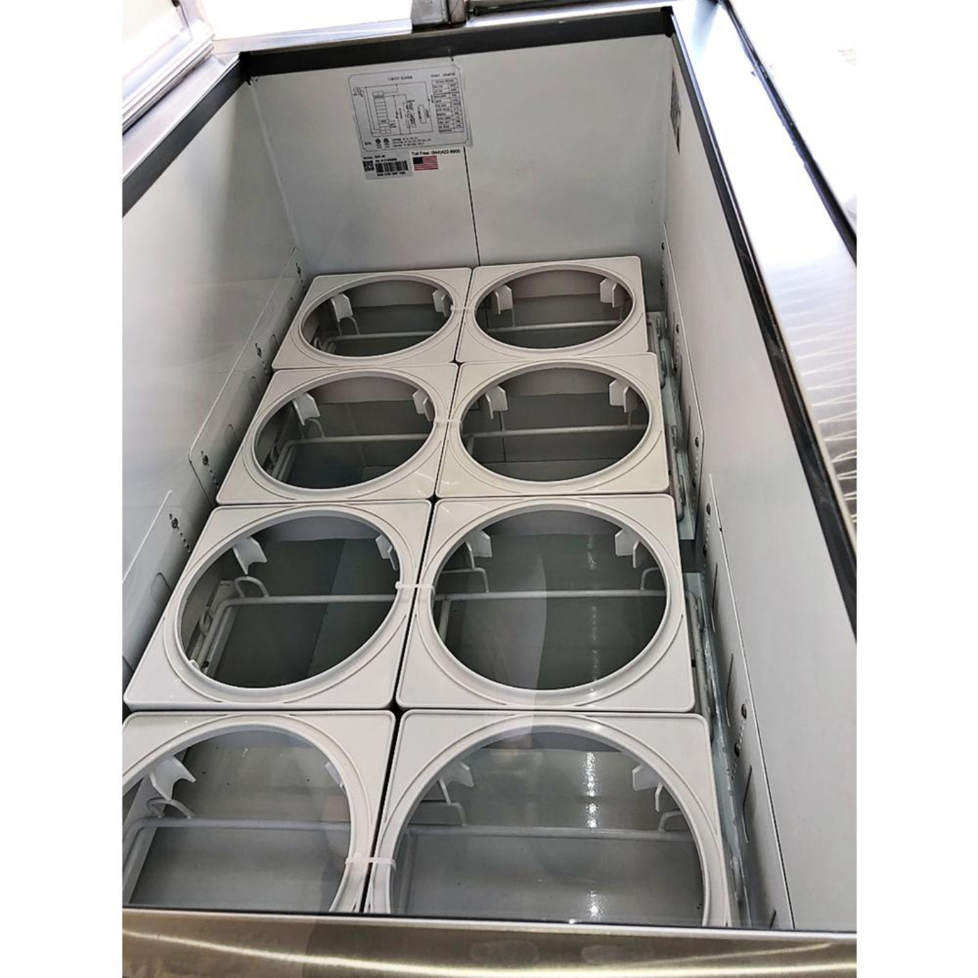 SABA SDC-66 - Commercial Ice Cream Dipping Cabinet Display Case