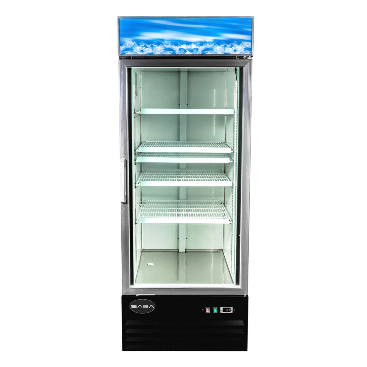 SABA  One Glass Door Commercial Merchandiser Cooler - SM-23R