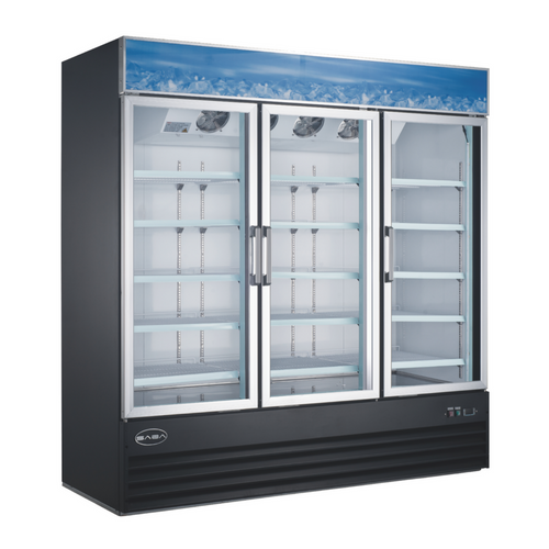 SABA  Three Glass Door Commercial Merchandiser Cooler - SM-72R