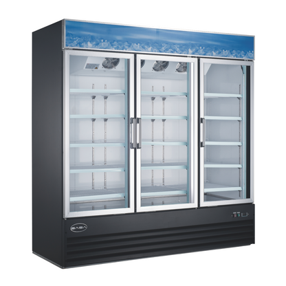 SABA  Three Glass Door Commercial Merchandiser Cooler - SM-72R